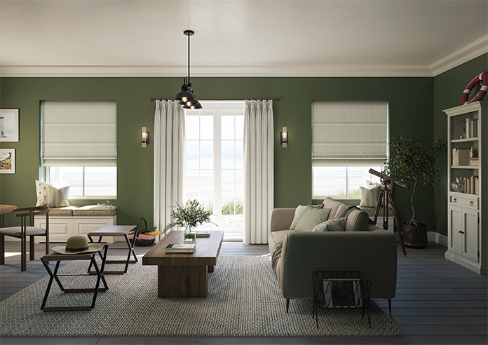 Soft Chevron, Toffee - Twist&Fit Roman Blind - Image 8